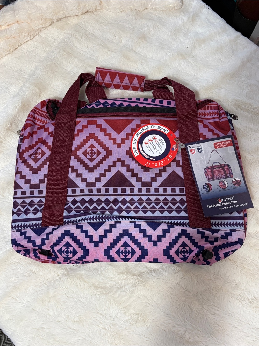 Aztec Design Travel Duffel Bag Luggage